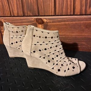 Michael Kors Beige Booties, Size 8